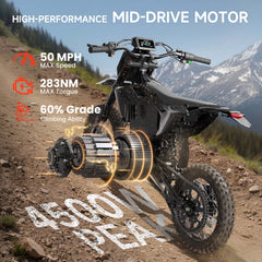 QRONGE | X1 Spark M Electric Mini Bike 60V 28.8Ah 4500W