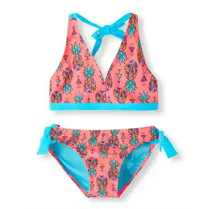 Girl's Halter Two-Piece Bikini Swimwear