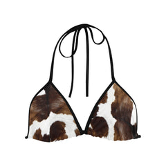 Women's Cow Print Bikini Separates