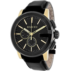 Gucci Men's G-Chrono - Black Dial/Strap - 50m