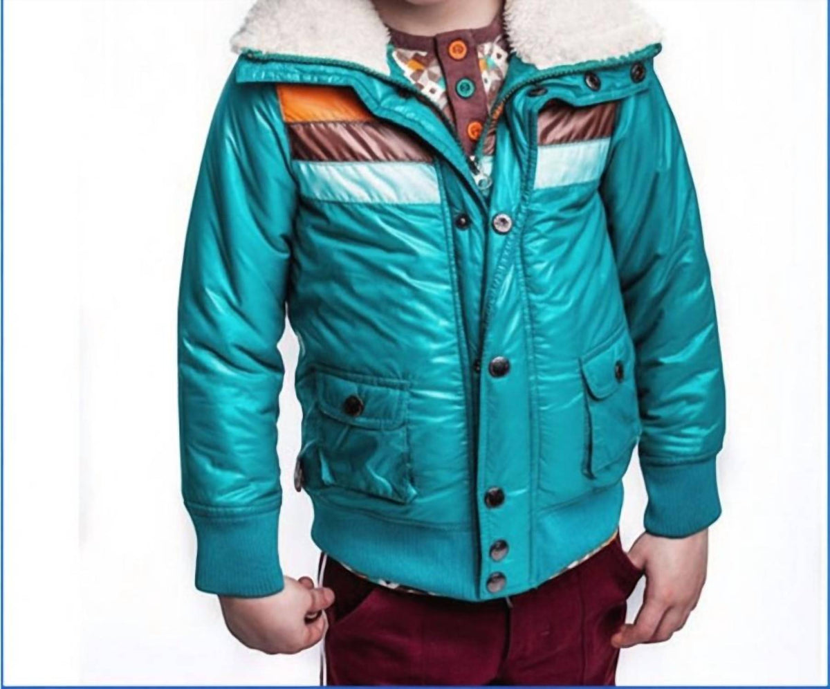 Kid's Unisex 'When I Go Out' Puffer Jacket, 1-2y