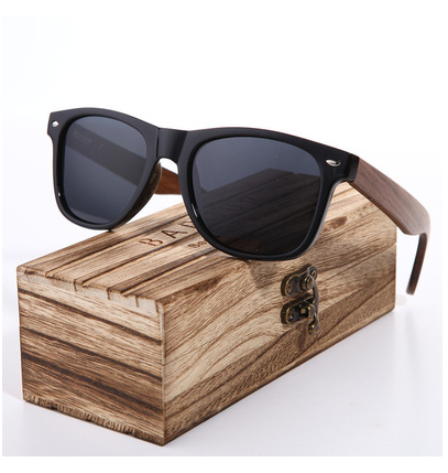 Unisex Wooden Polarized Sunglasses