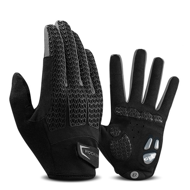 Unisex Bike Riding Fleece Full Finger Gloves