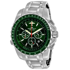 Oceanaut Men's Aviador Pilot - Green Dial - 50m