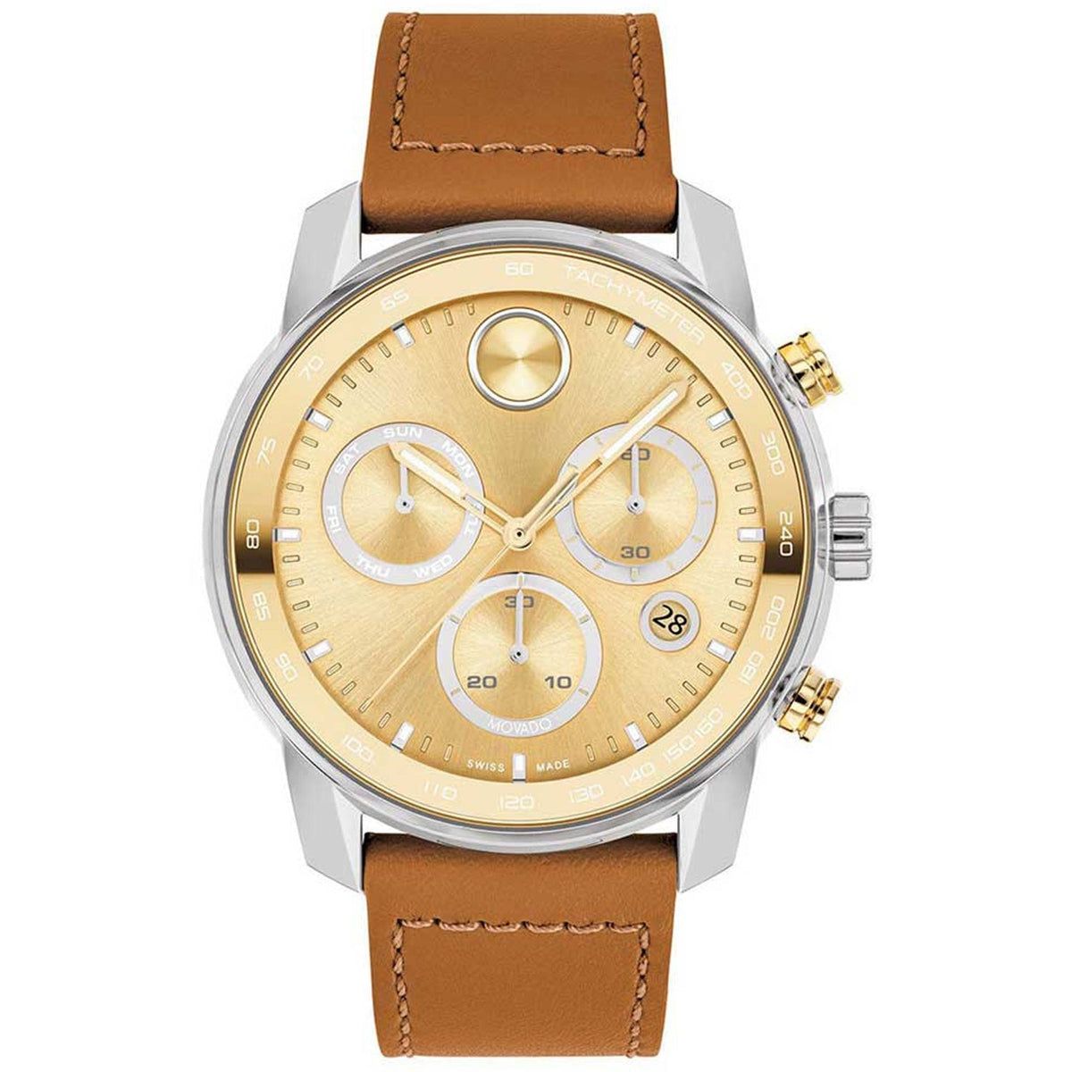 Movado Men's Bold Verso - Gold Dial - 50m