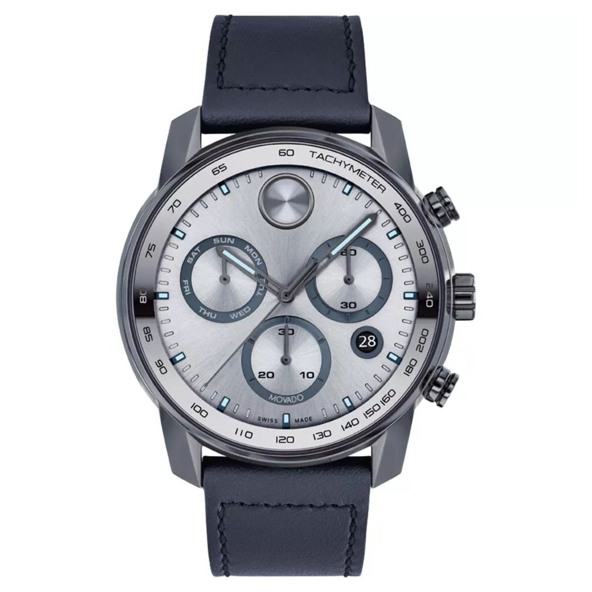 Movado Men's Bold Verso - Silver Dial - 50m