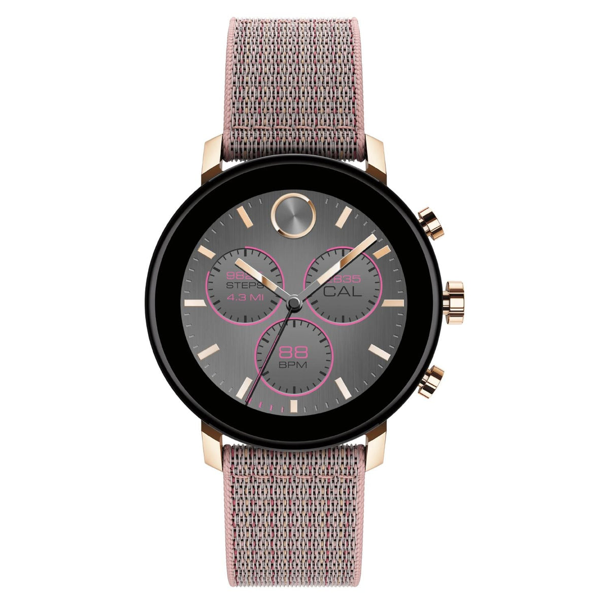 Movado Women's Connect Chronograph - Black Dial - 30m