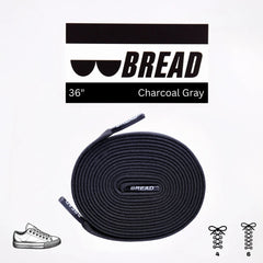 Bread Charcoal Grey Laces