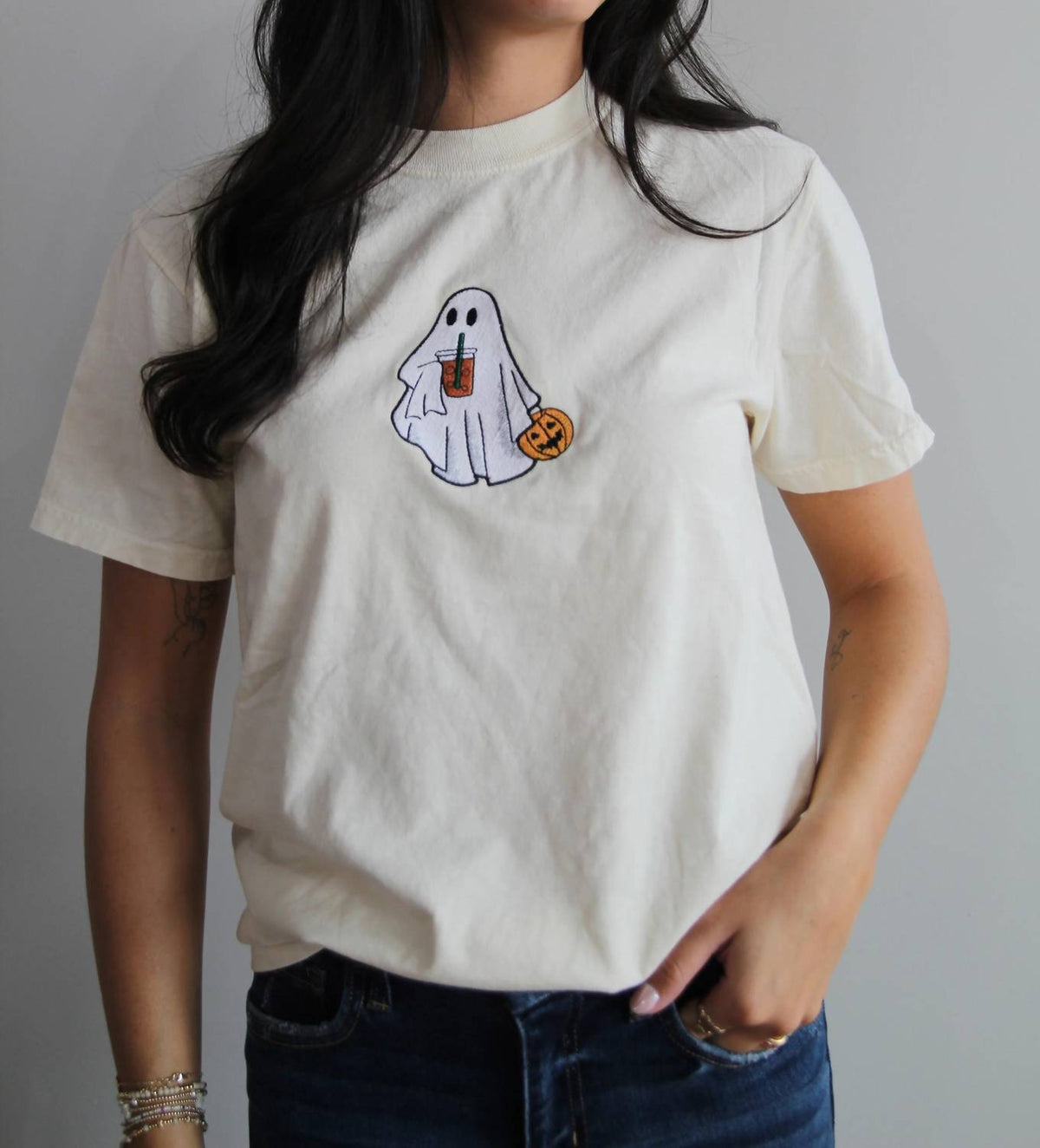 Women's 'Boo' Short Sleeve T-Shirt HALLOWEEN
