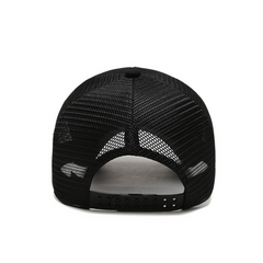 Unisex American Flag Trucker Hat with Adjustable Strap