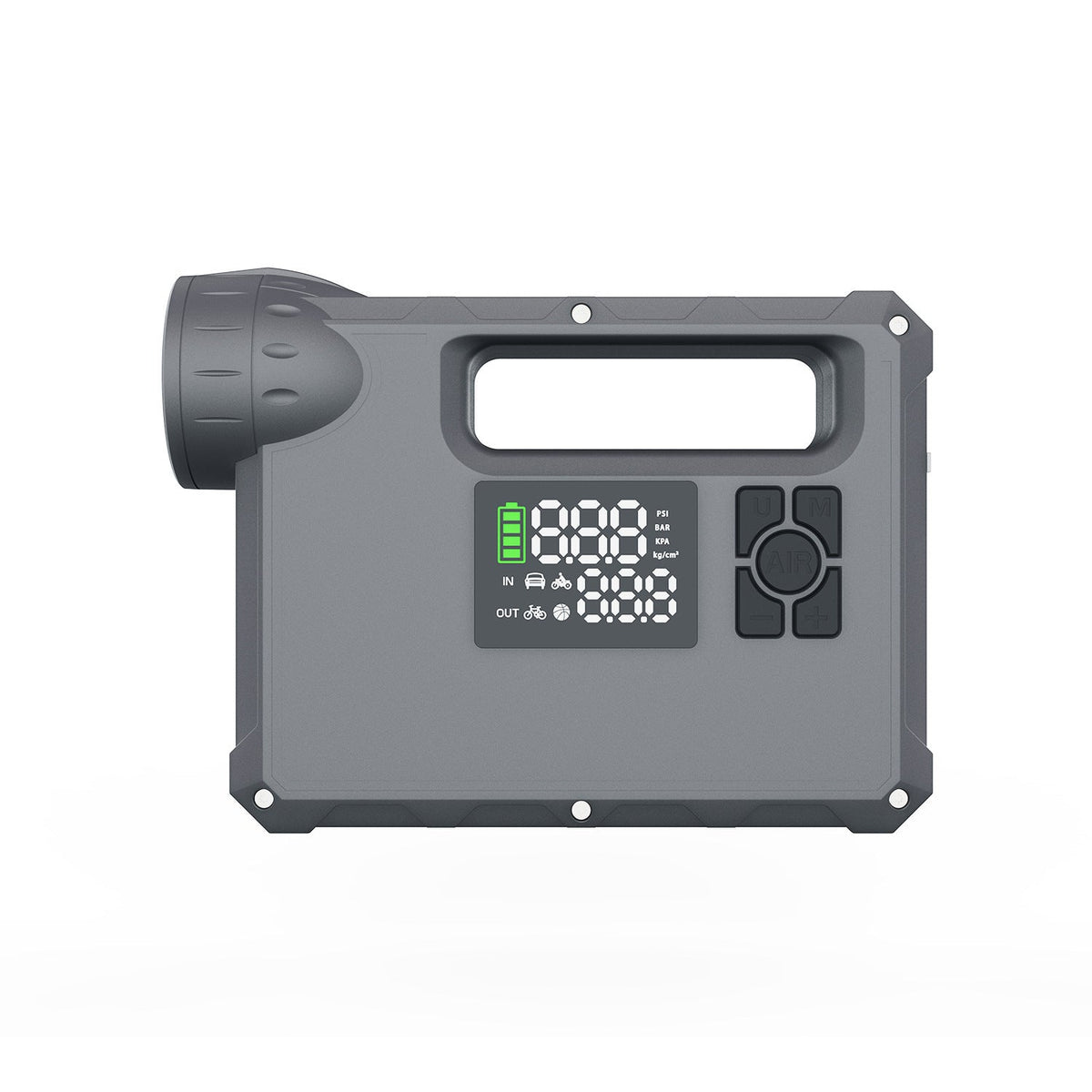 Five-In-One Emergency Start Power Supply With Air Pump w/ Light