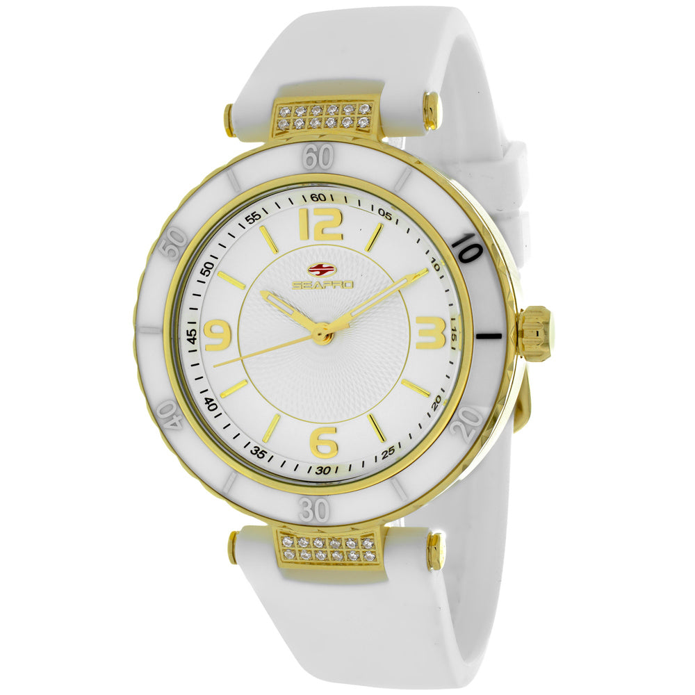 Seapro Women's Seductive - Silver Dial, Gold Case - 30m