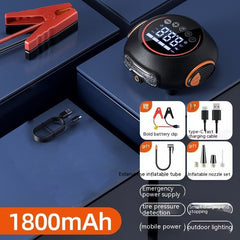 Automobile Emergency Start Power Source Air Pump All-In-One