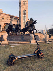 Folding E-Scooter with 9" Wide Tires