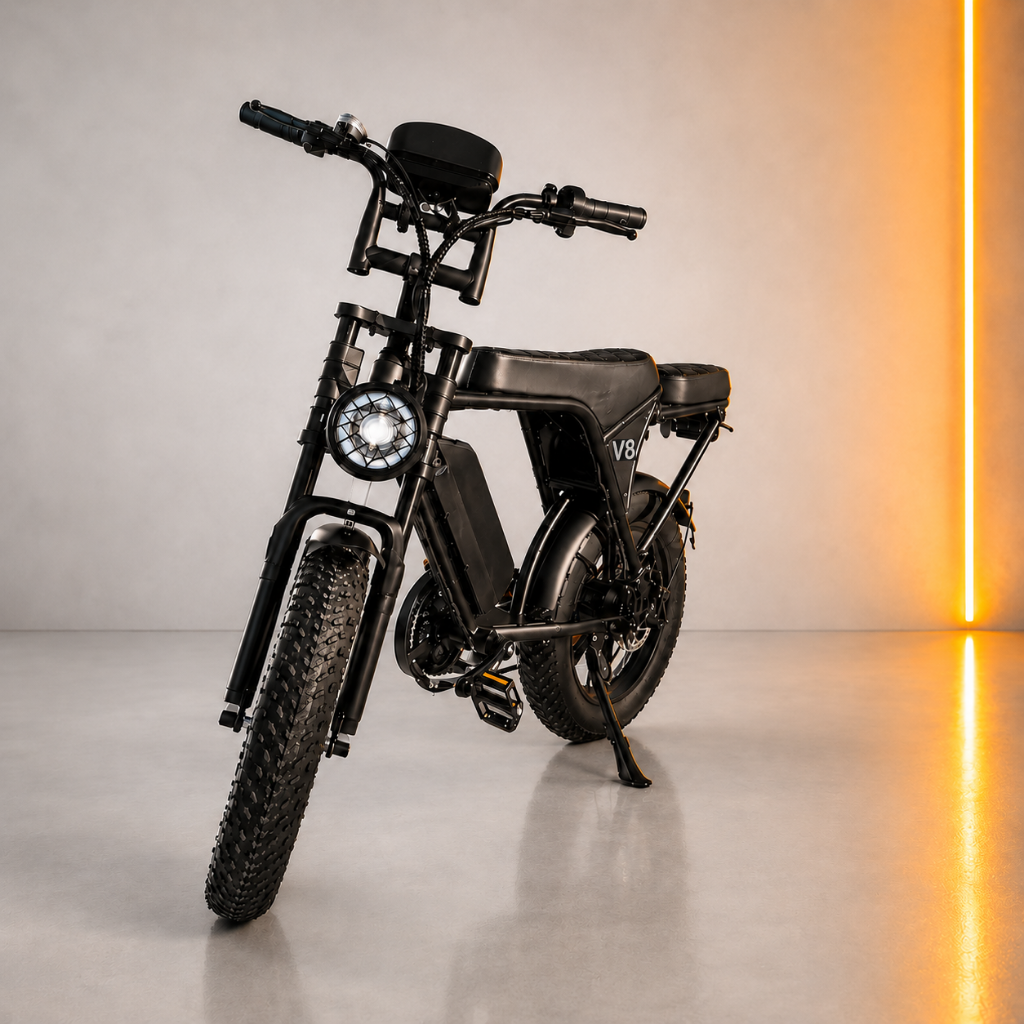 Ride Revolt | V8 E-Bike 48V 15Ah 750W