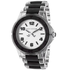 Juicy Couture Women's Rich Girl - Silver Dial, Silver/Black Bracelet - 30m