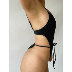Women's 'Samira' One-Piece Swimsuit - Black