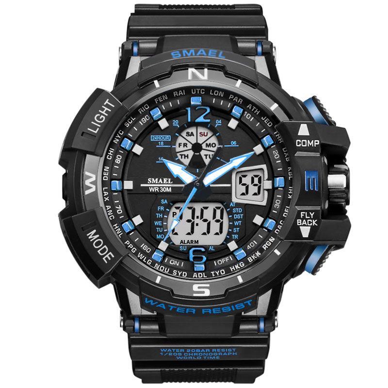 Men's LED Digital Chronograph Watch - 50m