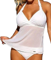 Women's Plus Size Two-Piece Tankini Swimsuit
