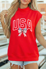 Women's 'Dior' USA High Cap Sleeve Top