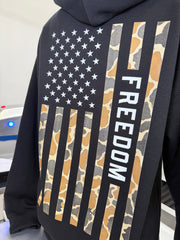 Unisex Adult's Freedom Flag Hoodie