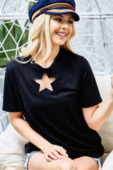 Women's Star Spangled Sleeves T-Shirt