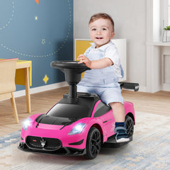 6V Kids Ride On/Push Licensed Maserati Car with Foot Pedal and Music