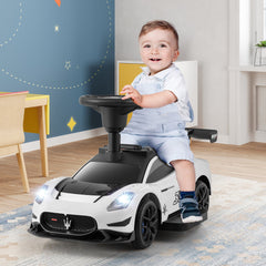 6V Kids Ride On/Push Licensed Maserati Car with Foot Pedal and Music