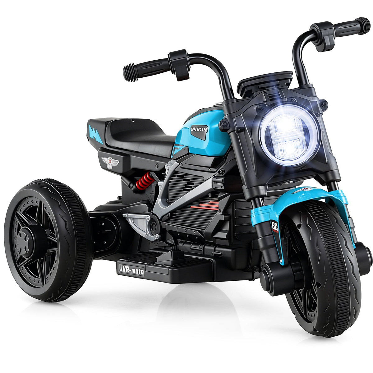 6V Kids Trike/Motorcycle with LED Headlight and Music for Toddlers Aged 3-5