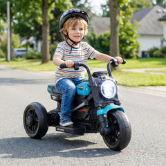 6V Kids Trike/Motorcycle with LED Headlight and Music for Toddlers Aged 3-5