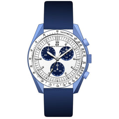 Oceanaut Men's Orbit - White Dial, Blue Strap - 50m