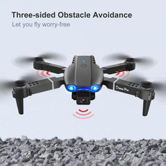 DailySale Drone Pro Drone HD Dual Camera, WiFi FPV Foldable RC Quadcopter