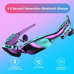 Chic Crystal Bluetooth Audio Sunglasses – Unisex Polarized UV400 Fashion Eyewear