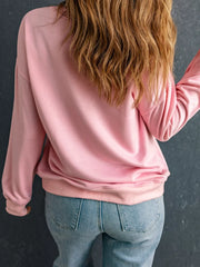 AUTUMN Women's Leopard Bowknot Pumpkin Graphic Sweatshirt