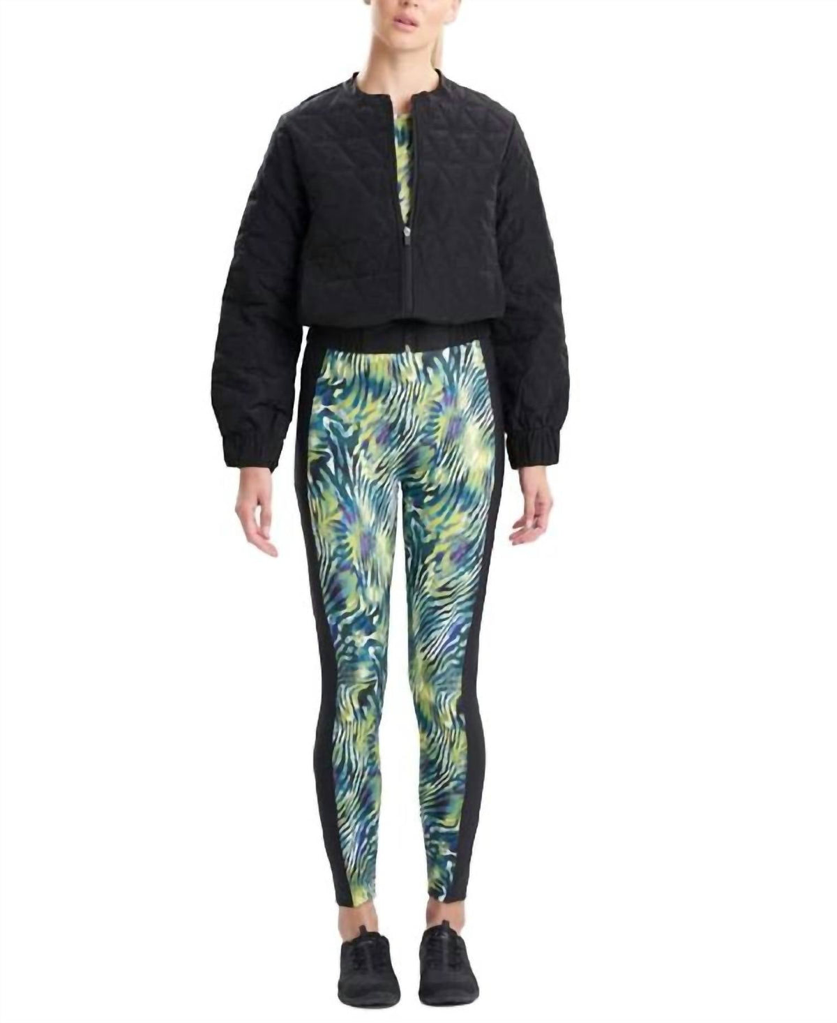 Women's Quilted Bomber Puffer Jacket - Natori