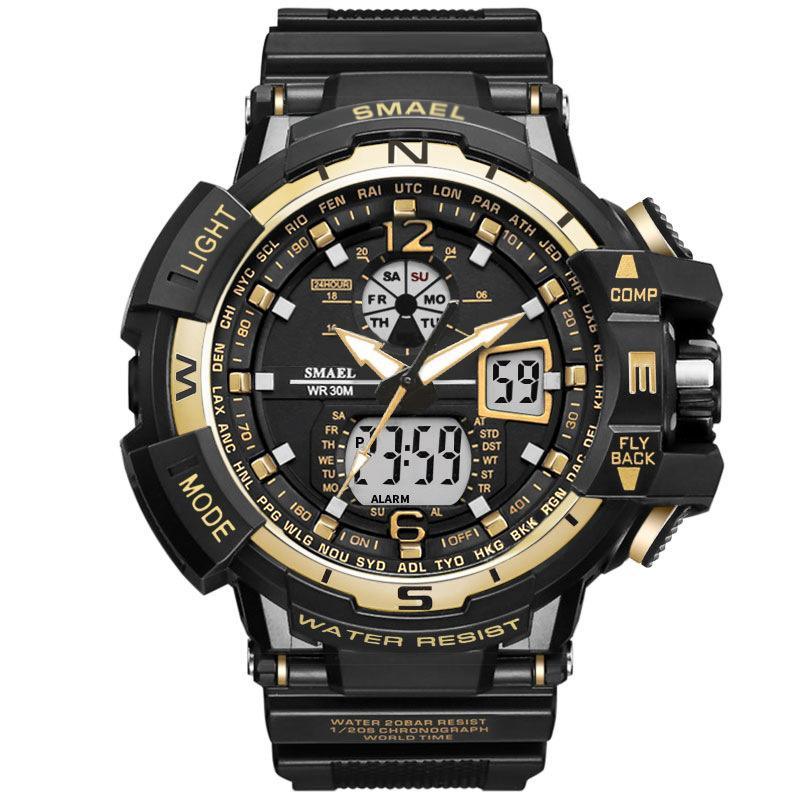 Men's LED Digital Chronograph Watch - 50m