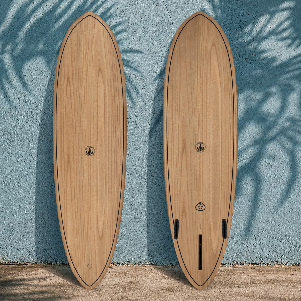 6-7 Foot Surfboard Trading Co. | Dumplin Mid Length Surfboard – Paulownia