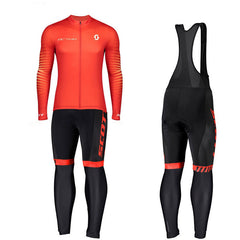 Men's Long Sleeve Cycling Kit - Jersey/Bibs Combo