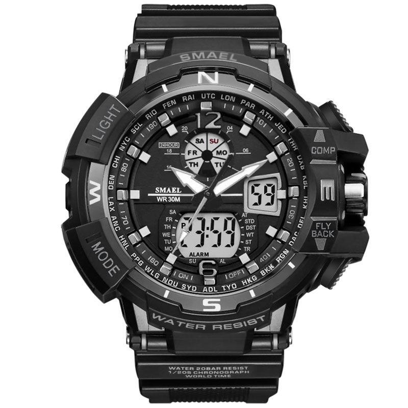 Men's LED Digital Chronograph Watch - 50m