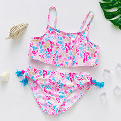 Older Girl's Two-Piece Bikini Swimwear