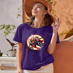 HALLOWEEN Women's Anbech 'Hocus Pocus' Sanderson Sisters Graphic Tee, Dark Purple - Size S