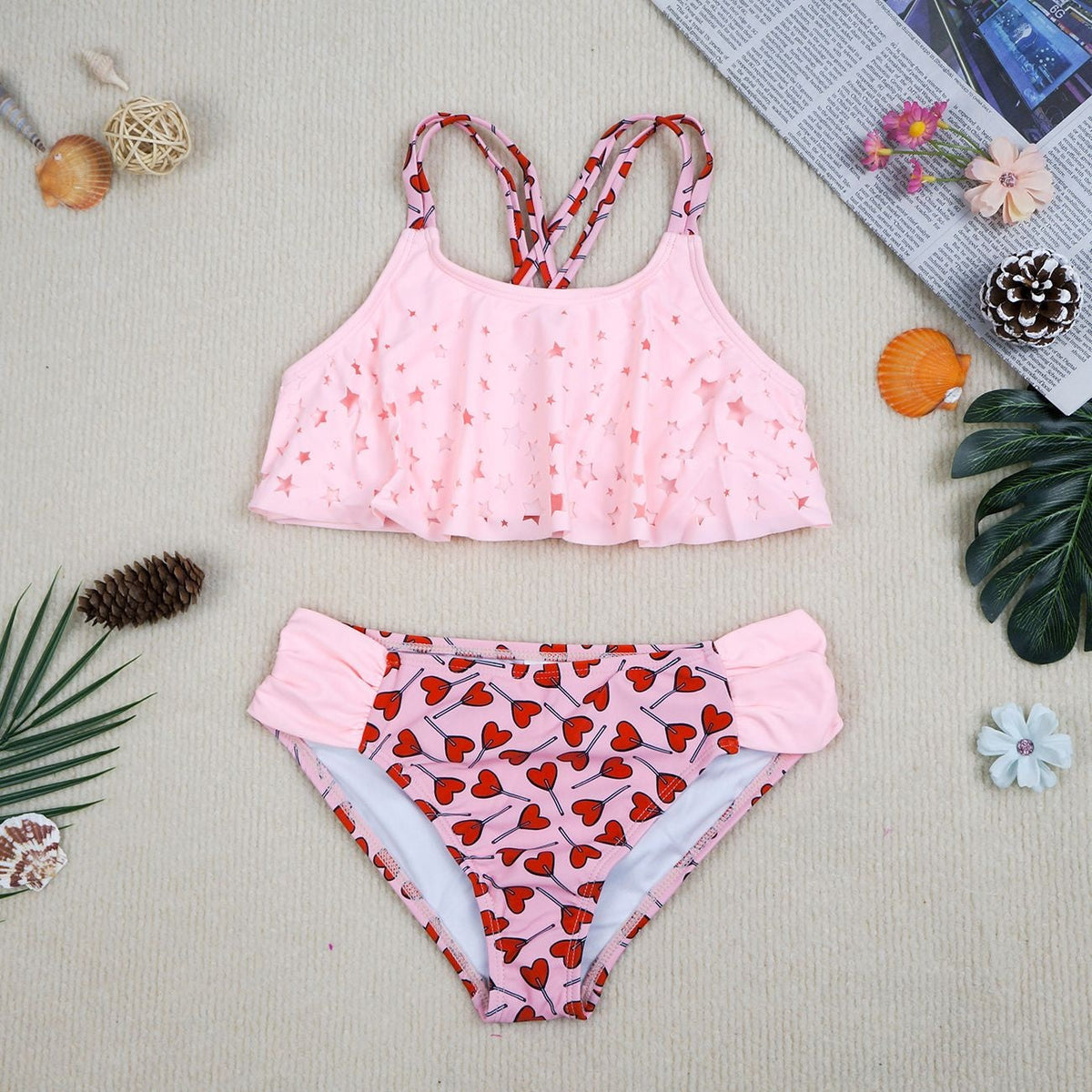 Girls Two-Piece Bikini Swimsuit