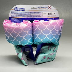 SWIMWAYS Swim Trainer Life Vest for Kids 33-55 lbs - Mermaid