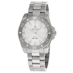 Gucci Men's Dive - Sliver Dial - 300m