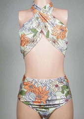Women's High-Waisted Bikini Swimsuit
