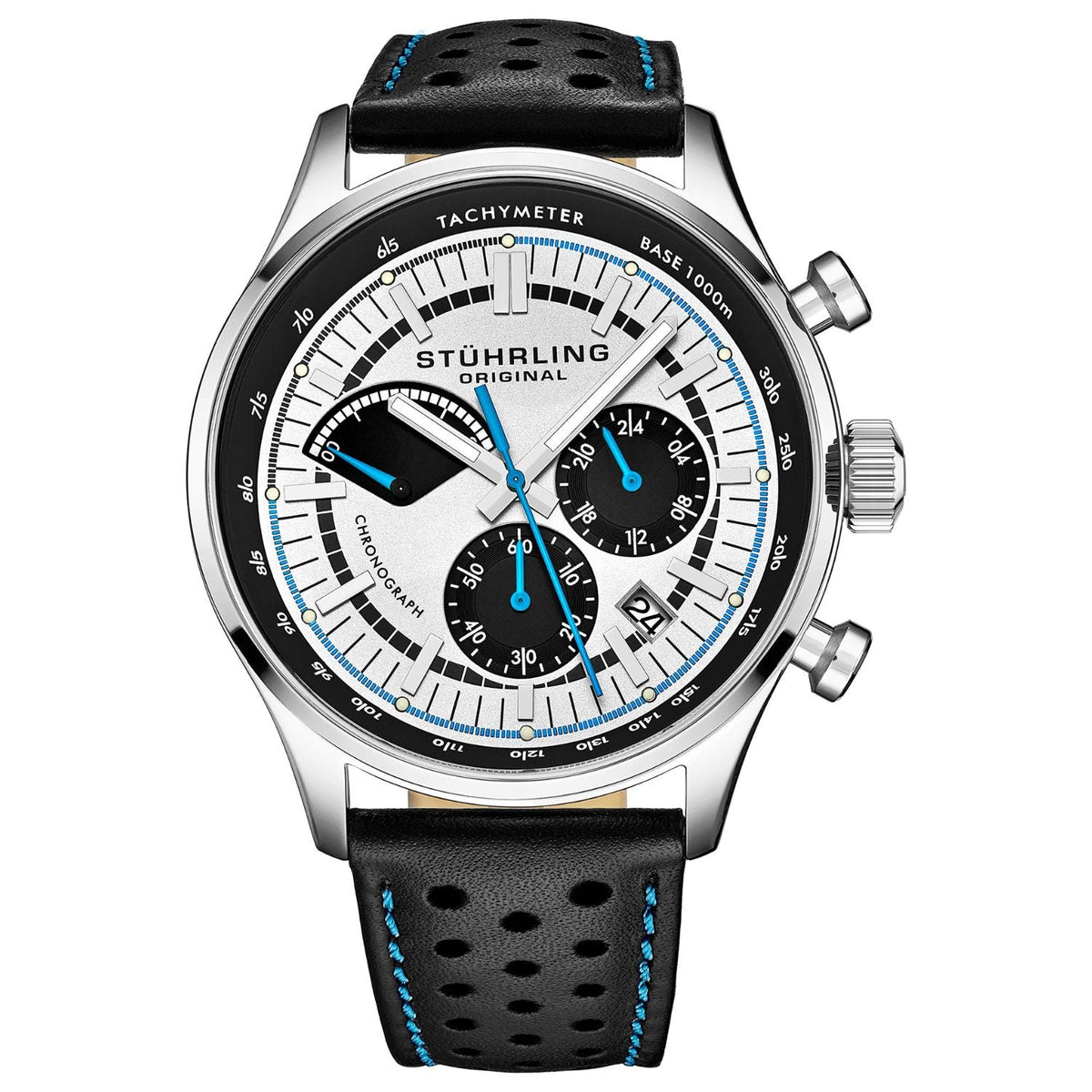 Stuhrling Men's Monaco - White Dial - 50m