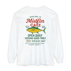Unisex Midfin Café Long Sleeve T-Shirt