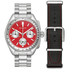 Bulova Men's Lunar Pilot Archive Series - Red Dial - 50m