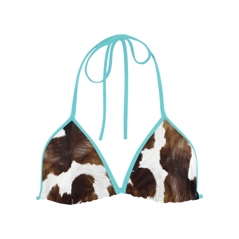 Women's Cow Print Bikini Separates
