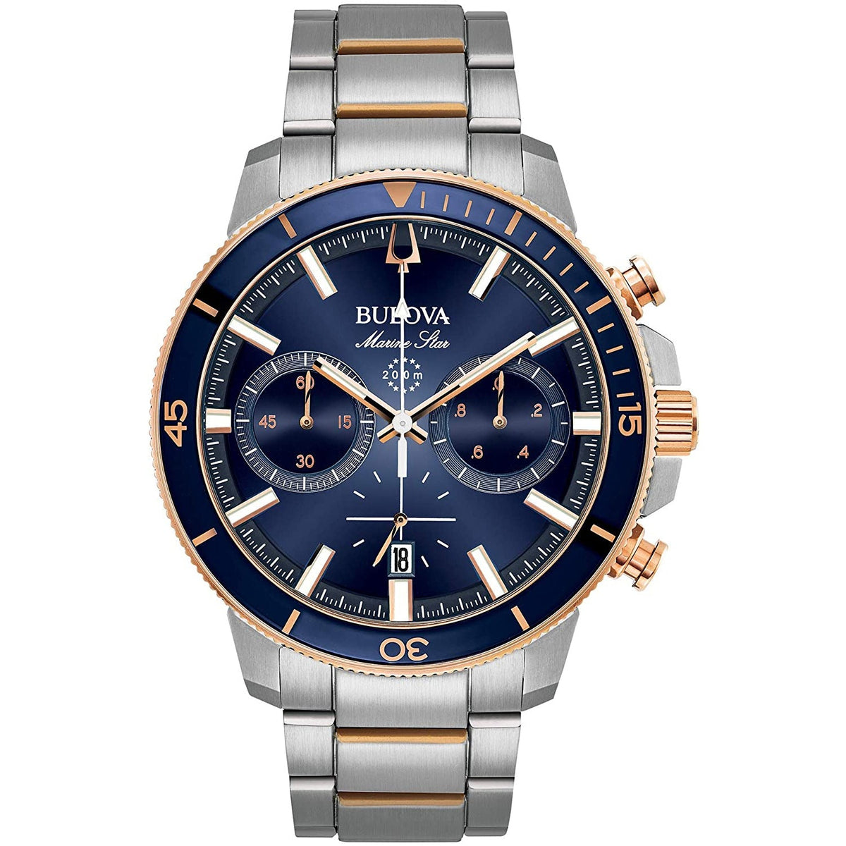 Bulova Men's Marine Star - Blue Dial - 200m